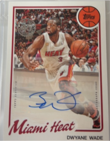 2025-26 Topps 1980-81 Topps Basketball Autographs #80B2-DW Dwyane Wade — front