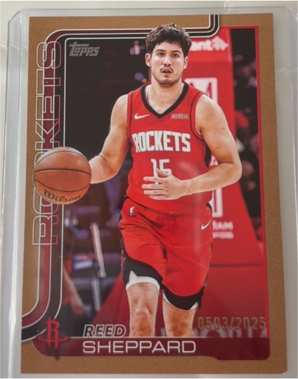 2025-26 Topps #178 Reed Sheppard — front