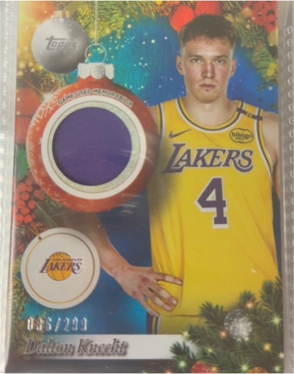 2025-26 Topps Holiday #PR-DK Dalton Knecht — front
