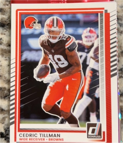 2025 Donruss #78 Cedric Tillman — front