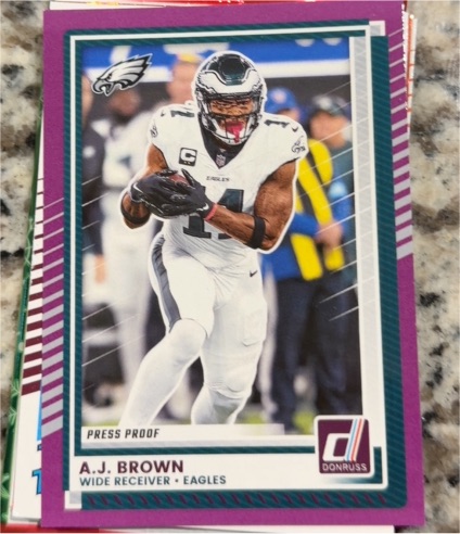 2025 Donruss #22 A.J. Brown — front