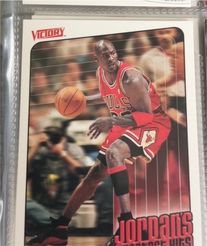 1999 Upper Deck Victory #393 Michael Jordan Greatest Hits — front