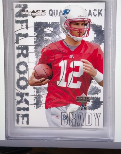 2000 Upper Deck Black Diamond #126 Tom Brady Rookie — front