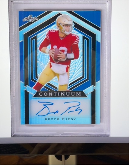 2023 Leaf Metal Continuum #MC-136 Brock Purdy — front