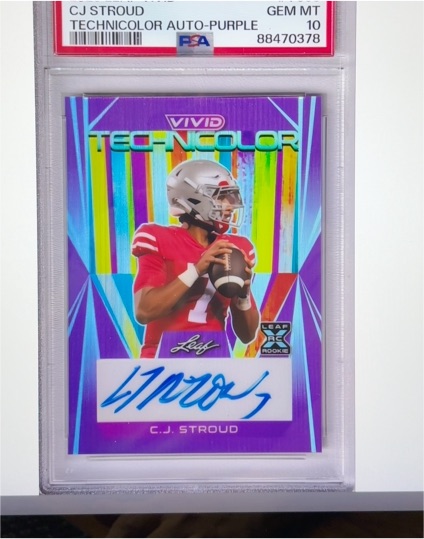 2023 Leaf Vivid Technicolor #T-CS1 C.J. Stroud — front