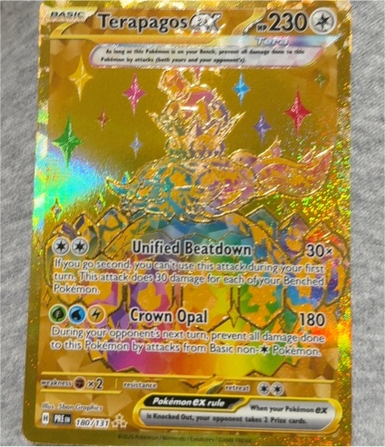2023 Pokémon SV: Prismatic Evolutions #180 Terapagos EX — front