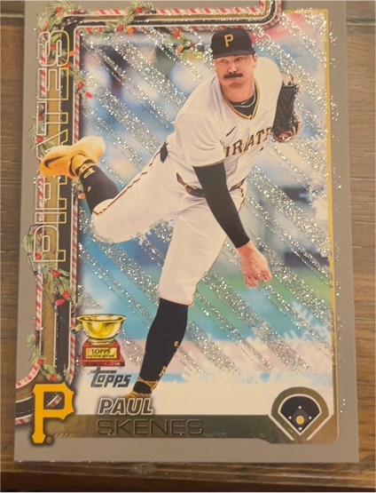 2025 Topps Holiday #H70 Paul Skenes — front