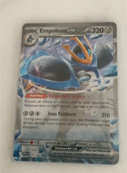 2014 Pokémon ME02: Phantasmal Flames #070 Empoleon ex — front