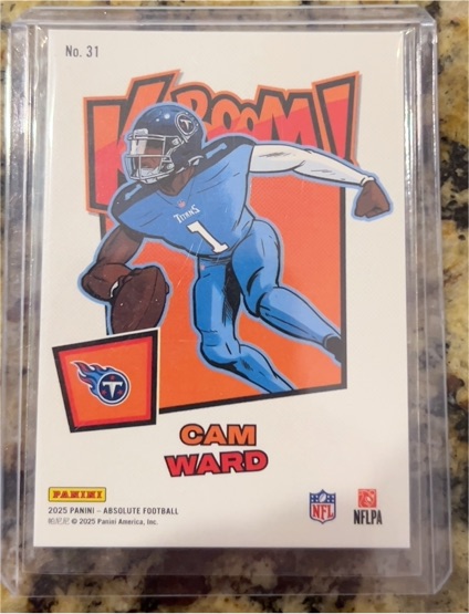 2025 Panini Absolute Football #31 Cam Ward — front