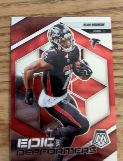 2025 Panini Mosaic #8 Bijan Robinson Epic Performers Mosaic — front