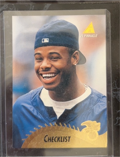 1995 Pinnacle #447 Ken Griffey Jr. Checklist — front