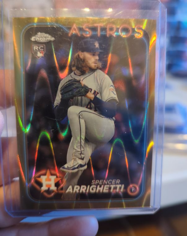 2024 Topps Chrome Update #USC17 Spencer Arrighetti — front