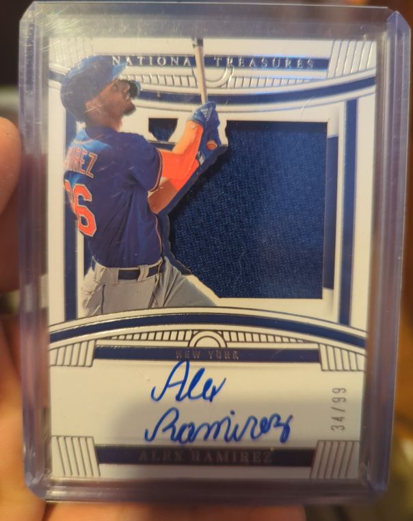 2023 Panini National Treasures #34 Alex Ramirez — front