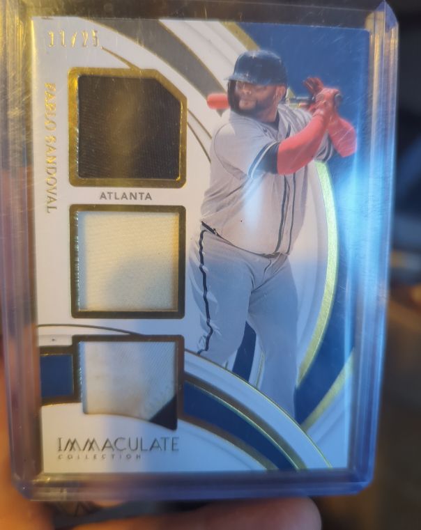 2022 Panini Immaculate Collection #11/25 Pablo Sandoval — front