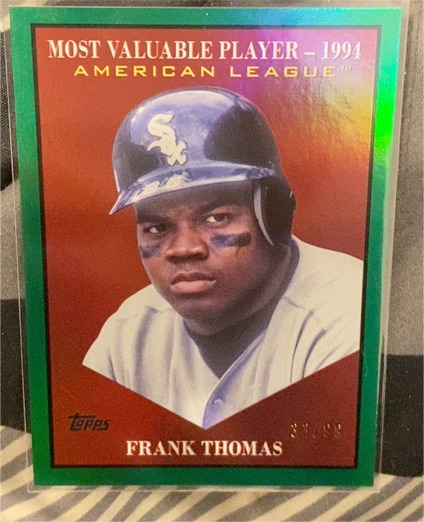 2025 Topps Update #MV-26 Frank Thomas — front