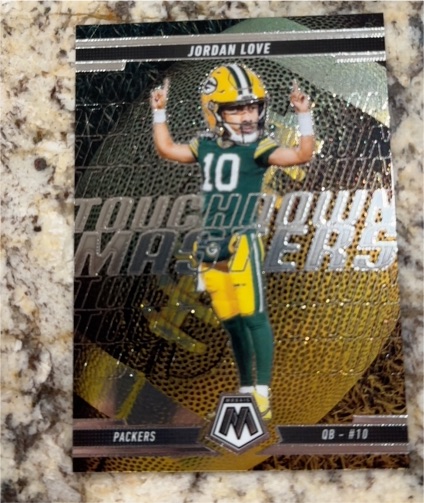 2025 Panini Mosaic Touchdown Masters #15 Jordan Love — front
