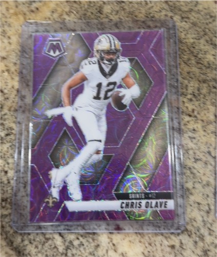 2025 Panini Mosaic #12 Chris Olave — front