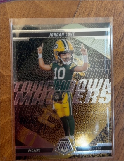 2025 Panini Mosaic #15 Jordan Love Touchdown Masters — front