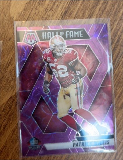 2025 Panini Mosaic Hall of Fame Purple Mosaic Prizm #299 Patrick Willis — front