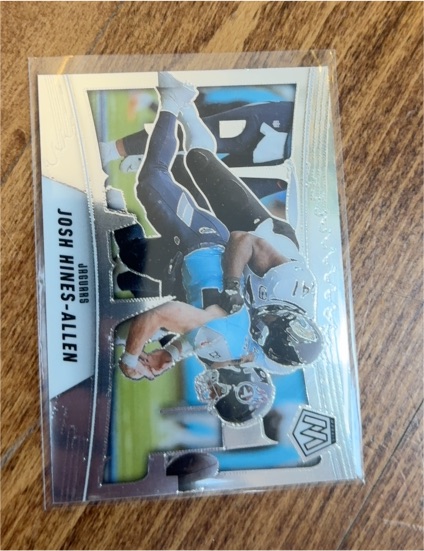 2025 Panini Mosaic #15 Josh Hines-Allen Bang! — front