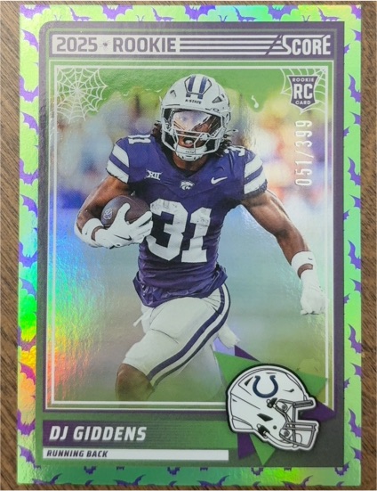 2025 Panini Score-A-Treat #95 DJ Giddens — front