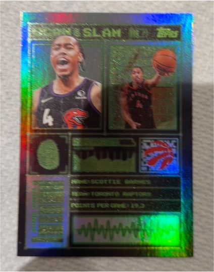 2025-26 Topps Basketball Scan and Slam #SS-20 Scottie Barnes — front