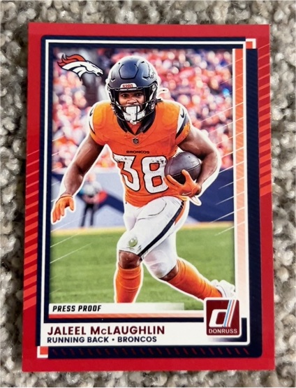 2025 Donruss #151 Jaleel McLaughlin — front