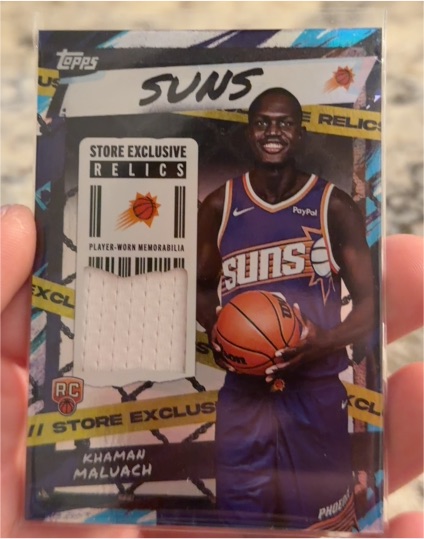 2025 Topps Store Exclusive Relics #SR-KM Khaman Maluach — front