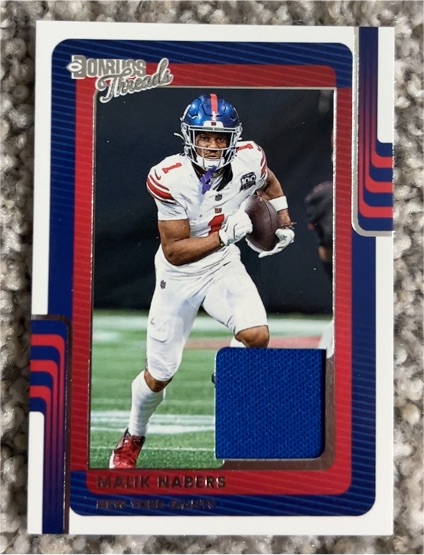 2025 Donruss Threads #DTH-MNS Malik Nabers — front