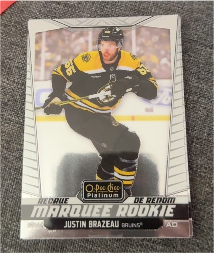 2024-25 O-Pee-Chee Platinum #217 Justin Brazeau — front