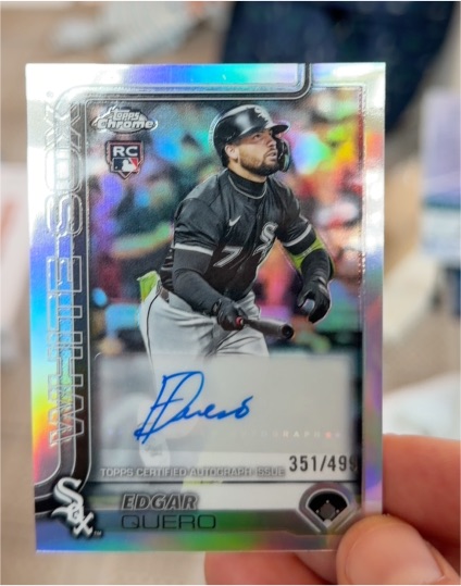 2025 Topps Chrome Update #351 Edgar Quero — front