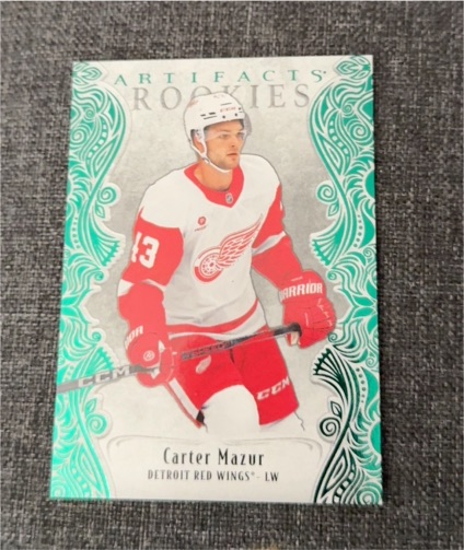 2025-26 Upper Deck Artifacts Rookies #192 Carter Mazur — front