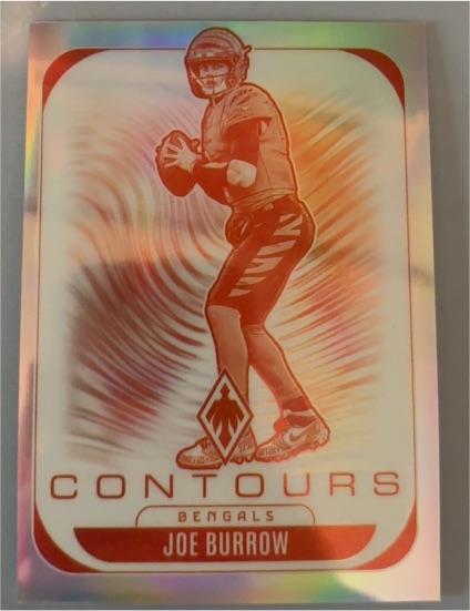 2025 Panini Phoenix #7 Joe Burrow Contours — front