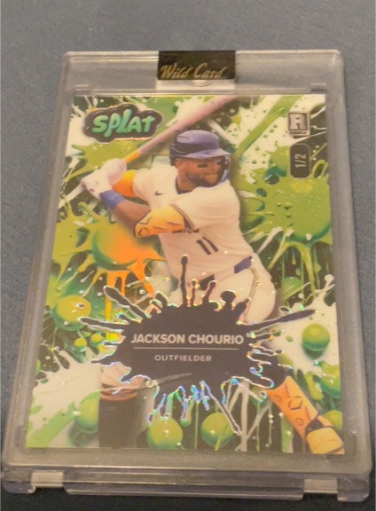 2024 Wild Card Splat Jackson Chourio — front