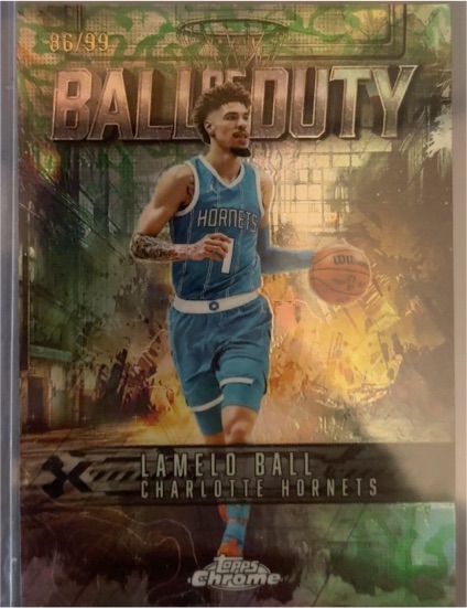 2025-26 Topps Chrome #BD-13 LaMelo Ball — front
