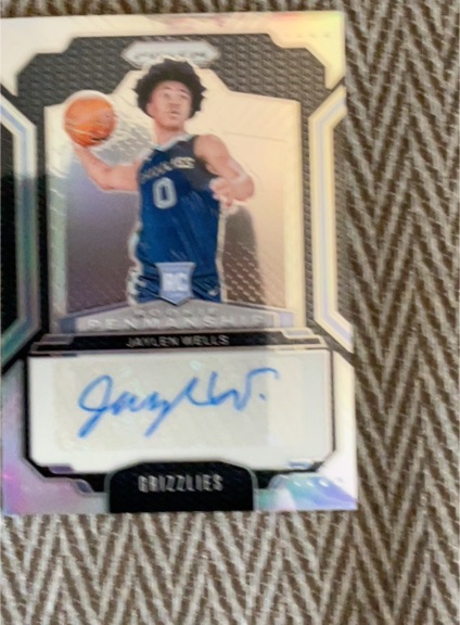 2024-25 Panini Prizm Rookie Penmanship #RPE-JAY Jaylen Wells — front