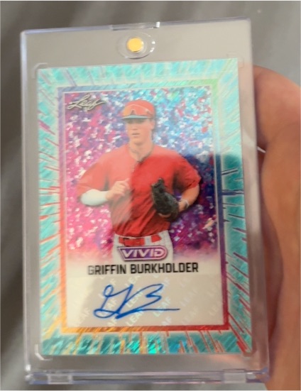 2025 Leaf Vivid #BA-GB1 Griffin Burkholder — front