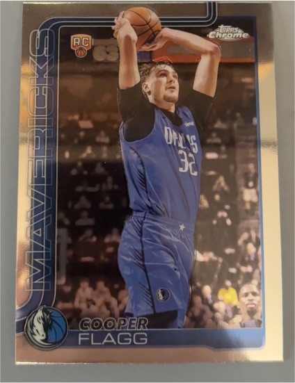 2025-26 Topps Chrome #251 Cooper Flagg — front