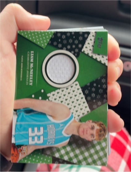 2025 Topps Holiday #HR-24 Liam McNeeley — front