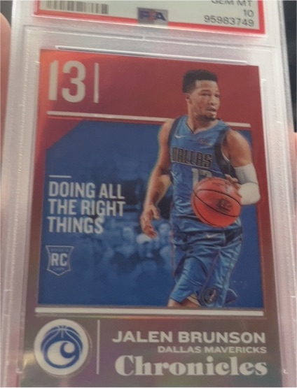 2018 Panini Chronicles #530 Jalen Brunson — front