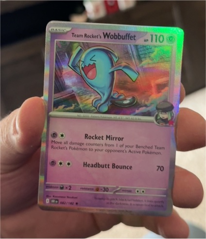 2025 Pokémon SV10 #082 Team Rocket's Wobbuffet — front