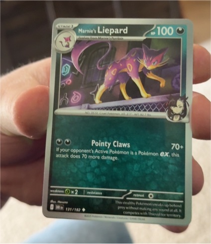 2023 Pokémon SV10: Destined Rivals #131 Marnie's Liepard — front