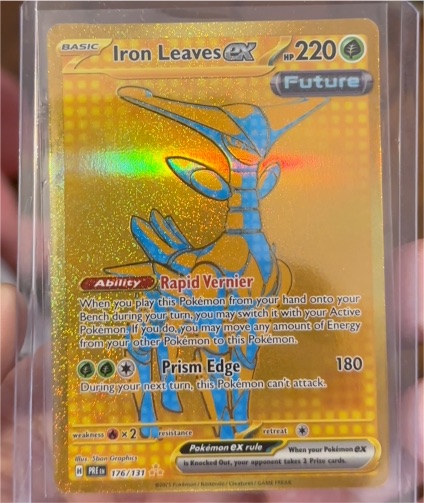 2025 Pokémon SV: Prismatic Evolutions #176 Iron Leaves ex — front