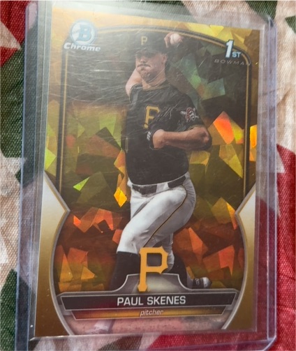 2023 Bowman Chrome Draft #BDC-14 Paul Skenes — front
