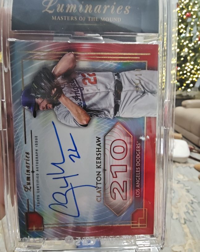 2024 Topps Luminaries Masters of the Mound #210 Clayton Kershaw — front