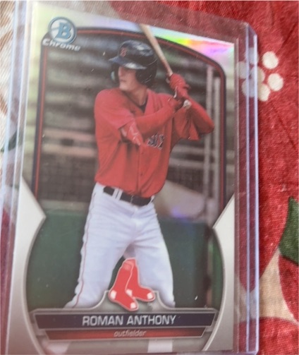 2023 Bowman Draft Chrome #BDC-112 Roman Anthony — front