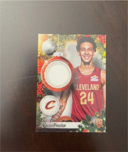 2025-26 Topps Holiday #PR-TO Tyrese Proctor — front