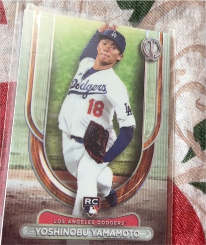 2024 Topps Tribute #18 Yoshinobu Yamamoto — front