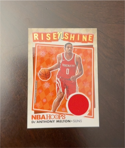 2018-19 Panini NBA Hoops Rise N Shine #RNS-DM De'Anthony Melton — front