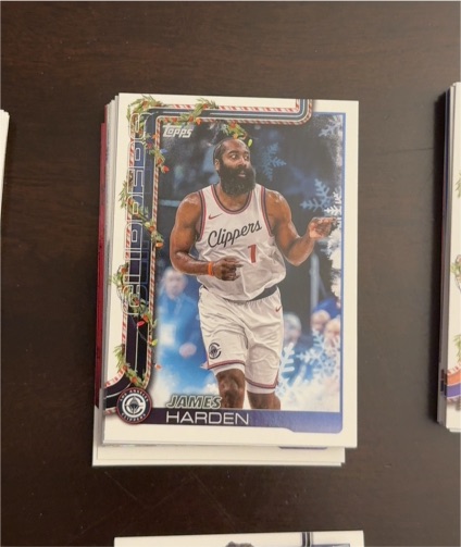 2025-26 Topps Holiday #H113 James Harden — front